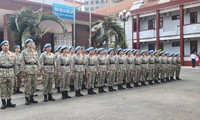 เวียดนามฝึกอบรมรอบสุดท้ายให้แก่เจ้าหน้าที่ที่จะเข้าร่วมกองกำลังรักษาสันติภาพของสหประชาชาติในซูดานใต้
