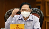นายกรัฐมนตรี ฝ่ามมิงชิ้งเป็นประธานในการประชุมประจำเดือนของรัฐบาลเกี่ยวกับงานด้านการจัดการเลือกตั้ง