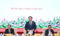 ประธานสภาแห่งชาติพบปะกับสื่อมวลชนเนื่องในโอกาสปีใหม่ 2024
