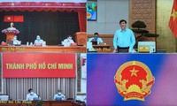 PM discusses with Ho Chi Minh City leaders solutions to COVID-19 control