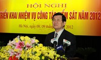 Chủ tịch nước dự hội nghị tổng kết ngành kiểm sát nhân dân năm 2011