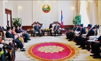 Phó Thủ tướng Lào tiếp  Ban chỉ đạo Tây Nguyên