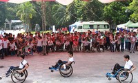 Độc đáo vũ điệu flashmob của người khuyết tật