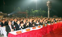 Chủ tịch nước Trương Tấn Sang dự khai mạc Lễ hội Đền Hùng 2013