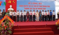 Nghệ An: công bố thành lập thị xã Hoàng Mai 