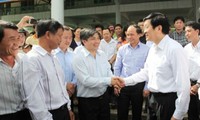 Chủ tịch nước Trương Tấn Sang thăm và làm việc tại Khánh Hòa