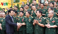 Chủ tịch nước gặp mặt cựu chiến binh Sư đoàn 313, 314