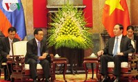 Chủ tịch nước Trần Đại Quang tiếp Phó Chủ tịch nước Lào Phankham Viphavanh