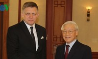 Lãnh đạo Đảng, Nhà nước, Quốc hội tiếp Thủ tướng Slovakia Robert Fico