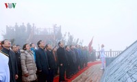 Chủ tịch nước Trần Đại Quang dự Lễ thượng cờ trên đỉnh Fansipan 