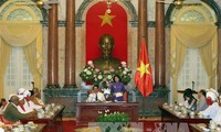 Phó Chủ tịch nước tiếp đoàn Đại biểu Chức sắc tôn giáo, Người có uy tín tỉnh Bình Thuận