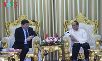 Đoàn đại biểu Đài Tiếng Nói Việt Nam thăm và làm việc tại Lào