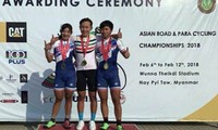 Xe đạp nữ Việt Nam lần đầu tiên giành tấm HCV châu Á