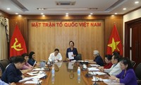 Chủ tịch  MTTQ Việt Nam làm việc với Hội Khuyến học và UBĐK công giáo Việt Nam