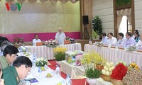 Tổng Bí thư Nguyễn Phú Trọng làm việc với lãnh đạo chủ chốt tỉnh Đồng Tháp 