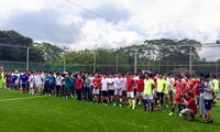 Giải bóng đá Cúp Hùng Vương được tổ chức sôi nổi tại Singapore