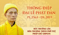 Thông điệp Đại lễ Phật đản 2019 của Đức Pháp chủ Giáo hội Phật giáo Việt Nam