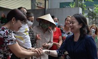 Phó Chủ tịch nước Võ Thị Ánh Xuân thăm, động viên thợ mỏ Quảng Ninh