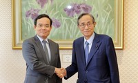  Phó Thủ tướng Trần Lưu Quang gặp gỡ Tổng thống Sri Lanka và Chủ tịch Hạ viện Nhật Bản 