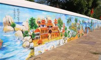 Công bố bức tường tranh Bích họa dài nhất Việt Nam