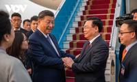 Chủ tịch Quốc hội Vương Đình Huệ tiễn Tổng Bí thư, Chủ tịch Trung Quốc Tập Cận Bình tại sân bay Nội Bài