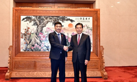 Chủ nhiệm Ủy ban Kinh tế Vũ Hồng Thanh làm việc với Chủ nhiệm Ủy ban Tài chính Kinh tế của Nhân Đại toàn quốc Trung Quốc
