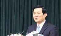 Chủ tịch nước Trương Tấn Sang thăm tỉnh Sơn La