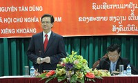 Thủ tướng Nguyễn Tấn Dũng thăm và làm việc tại tỉnh Xiêng Khoảng, Lào