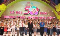 Chủ tịch nước Trương Tấn Sang dự Lễ hội 50 năm phong trào “Nghìn việc tốt”