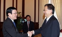 Chủ tịch nước Trương Tấn Sang tiếp Chủ tịch cơ quan hợp tác quốc tế Nhật Bản JICA.