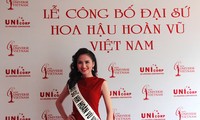Hoa hậu Diễm Hương giữ vai trò đại sứ Hoa hậu hoàn vũ Việt Nam