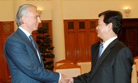 Thủ tướng Nguyễn Tấn Dũng tiếp Tổng Giám đốc Công ty Dầu  khí Gazprom Neft