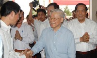 Tổng Bí thư Nguyễn Phú Trọng thăm và làm việc tại tỉnh Hà Tĩnh