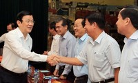Chủ tịch nước Trương Tấn Sang:  Hải Phòng cần chú trọng phát triển kinh tế biển