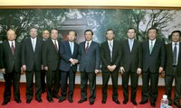 Chủ tịch nước Trương Tấn Sang tiếp Chủ tịch Ủy ban ngân sách Hạ Viện Nhật Bản 