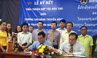Việt Nam giúp Lào đào tạo nguồn nhân lực trong lĩnh vực truyền hình
