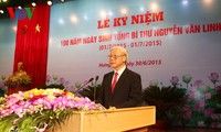 Tổ chức trọng thể Lễ Kỷ niệm 100 năm ngày sinh Tổng Bí thư Nguyễn Văn Linh 