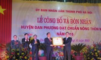 Phó Thủ tướng Vũ Văn Ninh dự lễ công nhận huyện Đan Phượng, Hà Nội đạt chuẩn nông thôn mới 