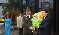 Chủ tịch nước Trương Tấn Sang dự và chỉ đạo Hội nghị Công an toàn quốc 