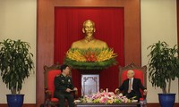 Tổng bí thư Nguyễn Phú Trọng tiếp Bộ trưởng Quốc phòng Trung Quốc