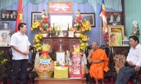 Ban Chỉ đạo Tây Nam bộ chúc Tết Chôl Chnăm Thmây đồng bào Khmer Trà Vinh 
