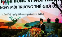 Phó Thủ tướng Trịnh Đình Dũng  dự lễ phát động “Tháng hành động vì môi trường” tại Lào Cai