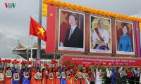 Chủ tịch nước Trần Đại Quang hội kiến với Quốc vương Norodom Sihamoni