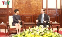 Chủ tịch nước Trần Đại Quang tiếp các Đại sứ trình quốc thư