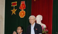 Tổng Bí thư Nguyễn Phú Trọng tiếp xúc cử tri huyện Đông Anh, Hà Nội