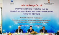 Hội thảo về tăng cường sự tham gia của người dân vào hoạch định chính sách công tại miền Trung