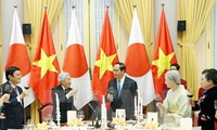 Chủ tịch nước Trần Đại Quang và Phu nhân chủ trì Quốc yến chào mừng Nhà vua và Hoàng hậu Nhật Bản   
