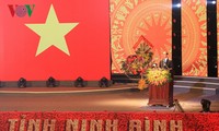Chủ tịch nước Trần Đại Quang dự lễ kỷ niệm 25 năm tái lập tỉnh Ninh Bình