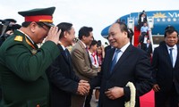 Thủ tướng Nguyễn Xuân Phúc đến Phnom Penh, bắt đầu thăm chính thức Vương quốc Campuchia