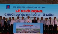 Prime Minister Nguyen Tan Dung launches the gas pipeline project for Block B – O Mon 
